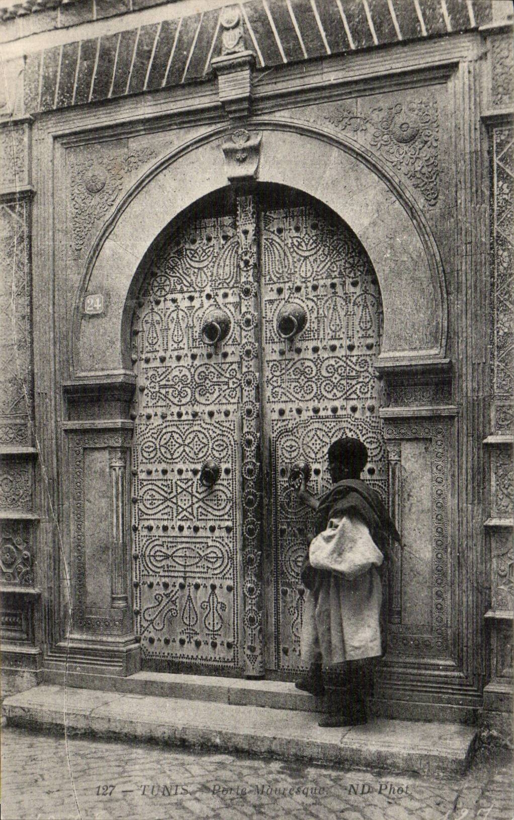 CPA Tunisie Tunis Porte mauresque