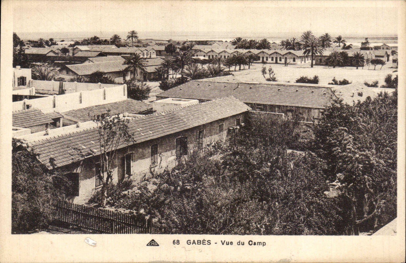 CPA Tunisie Gabes Vue du camp