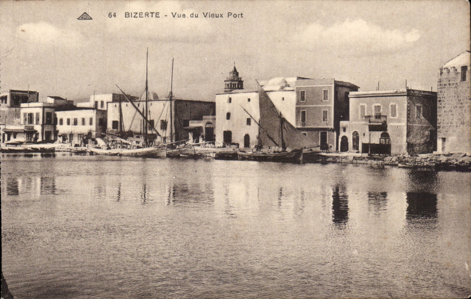 CPA Tunisie Bizerte Vue du vieux port 
