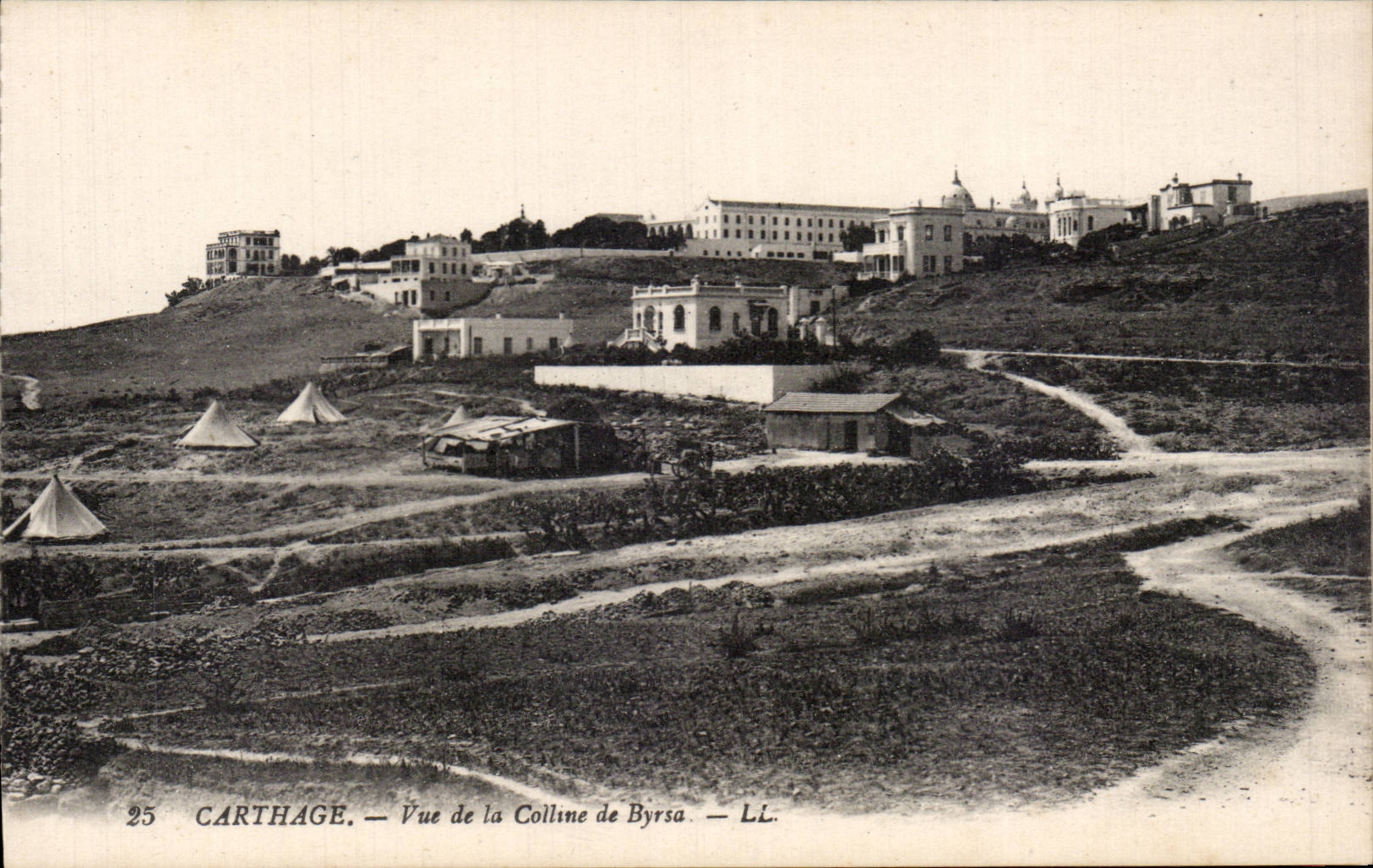 CPA Tunisie Carthage Vue de la colline de Byrsa