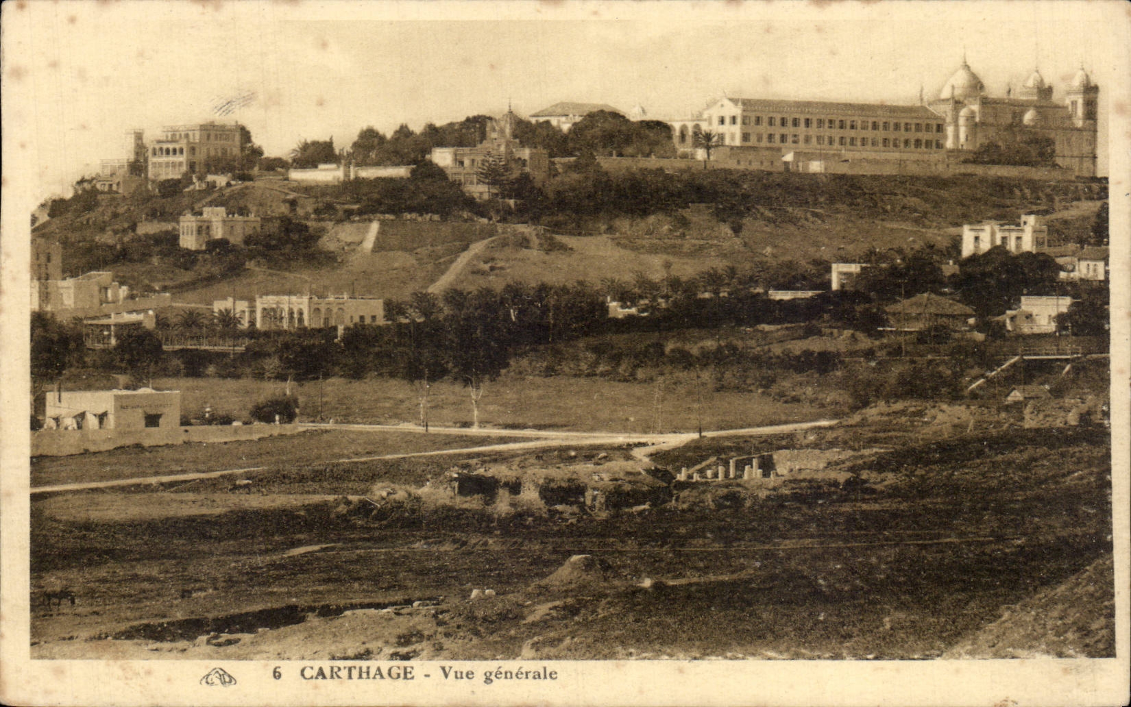 CPA Tunisie Carthage Vue generale