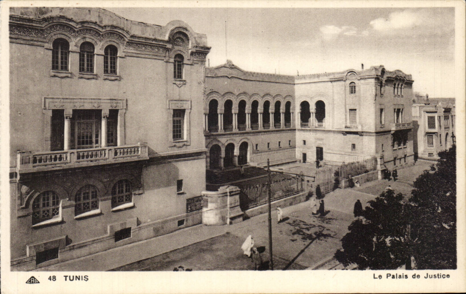 CPA Tunisie Tunis Le palais de justice