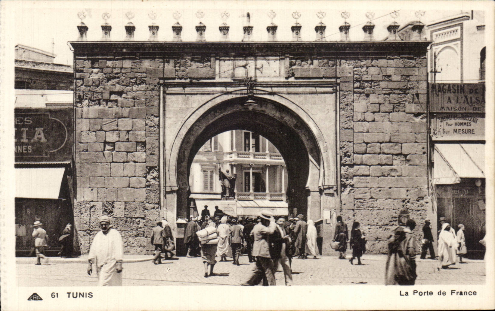 CPA Tunisie Tunis La porte de France