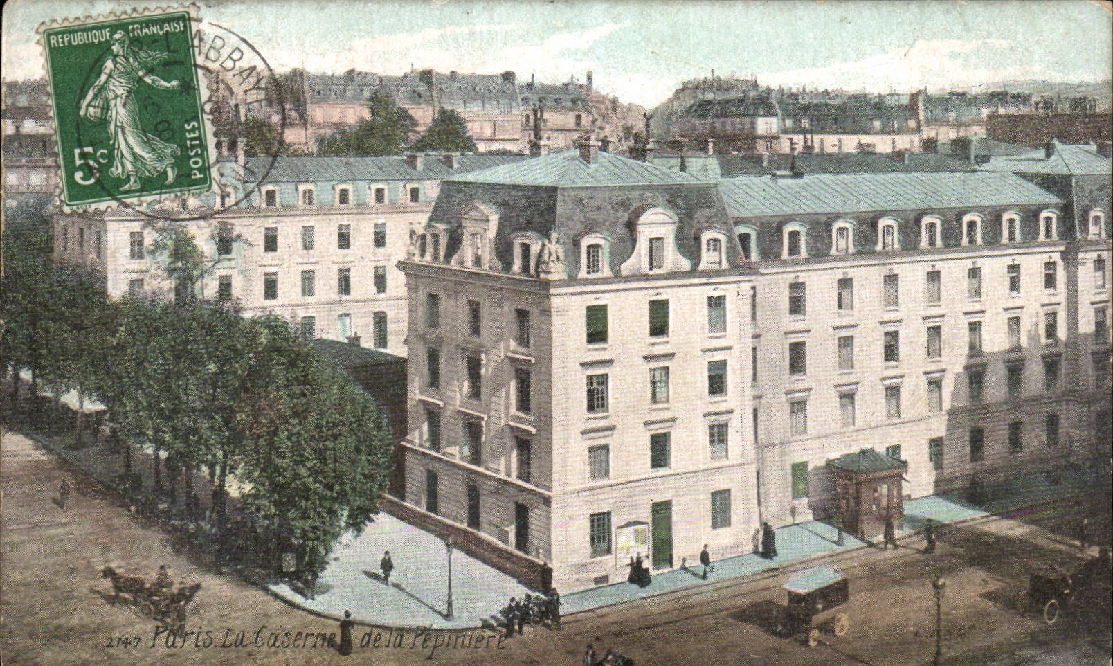 CPA Paris the barracks of the Seedbed