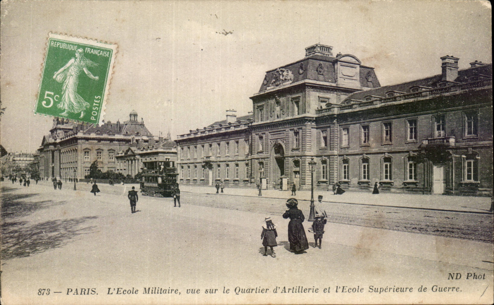 Paris - 7 - L Ecole Militaire - L Ecole superieure de Guerre - CPA