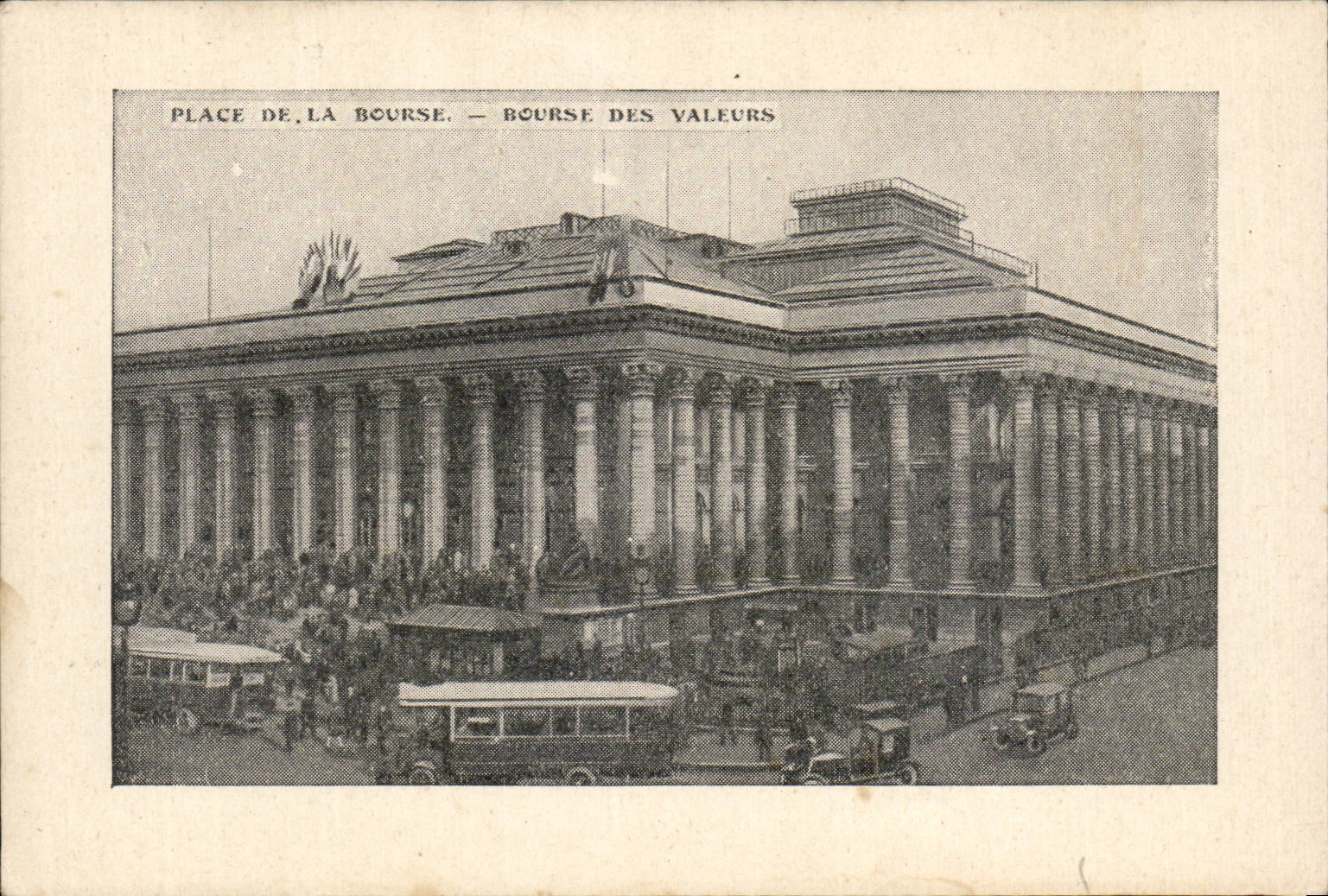 Paris - 2 - Place of the Stock Exchange - CPA