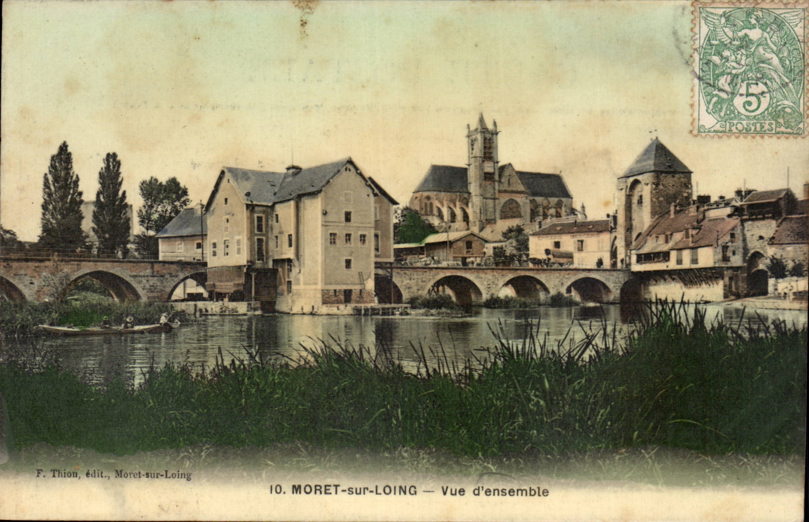 CPA Moret en Loing visto junto