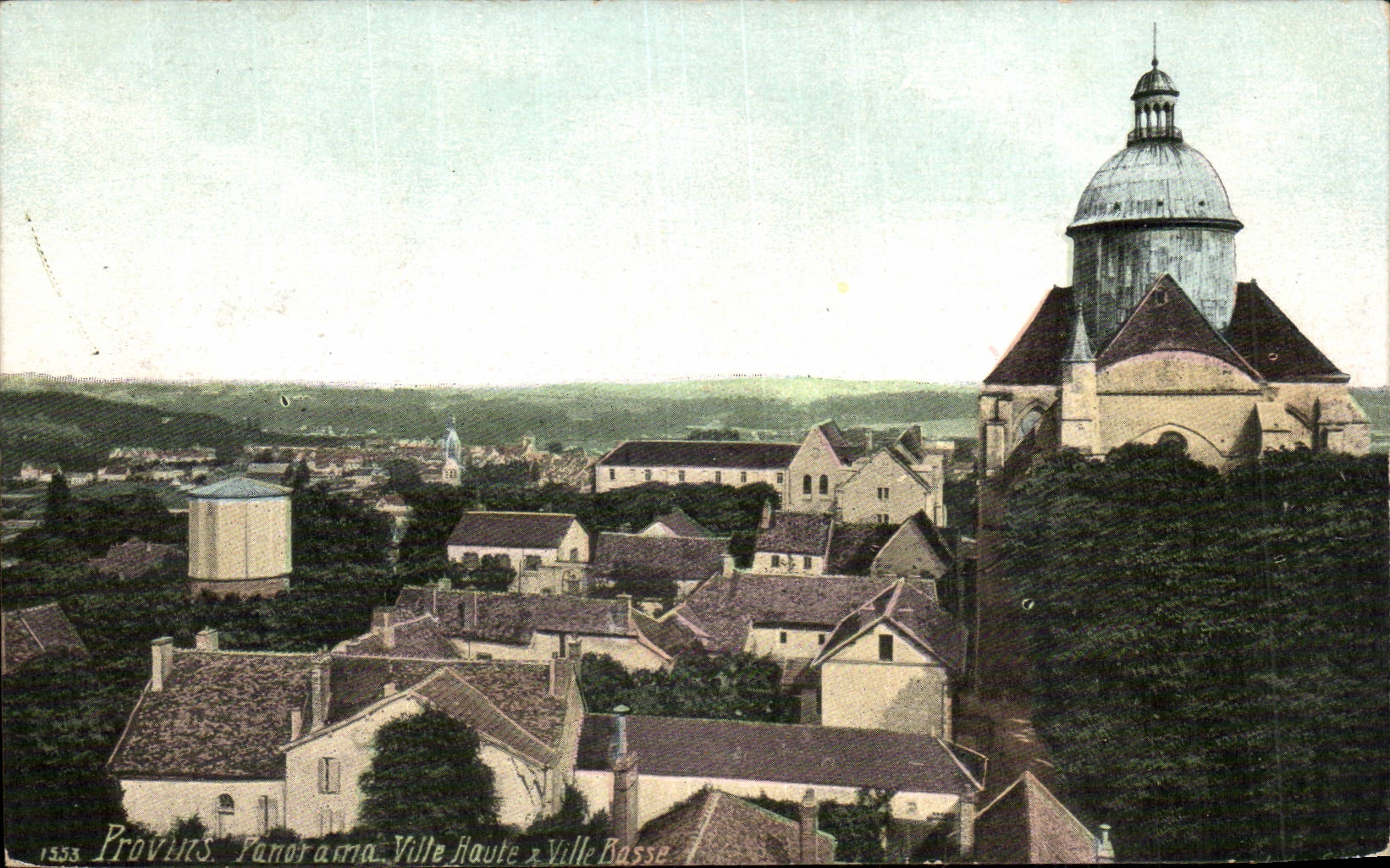 CPA acodo ciudad del panorama de las ramas la alta y la ciudad baja