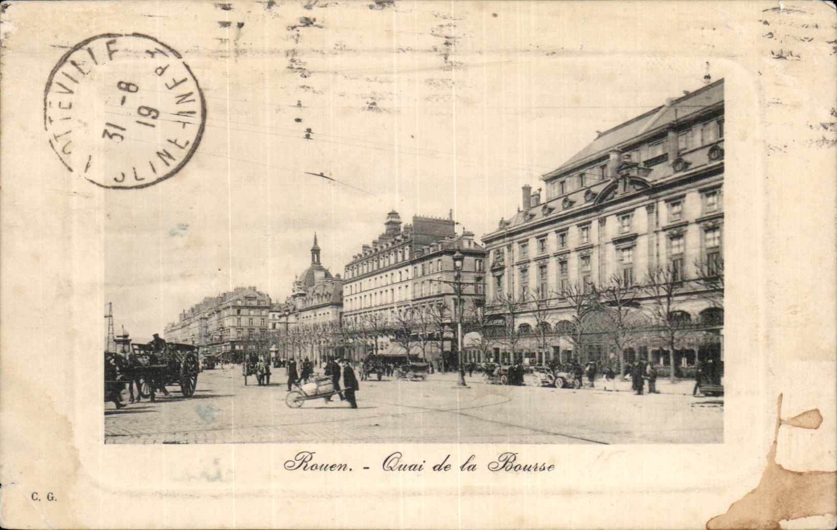 CPA Rouen Quay of the Stock Exchange