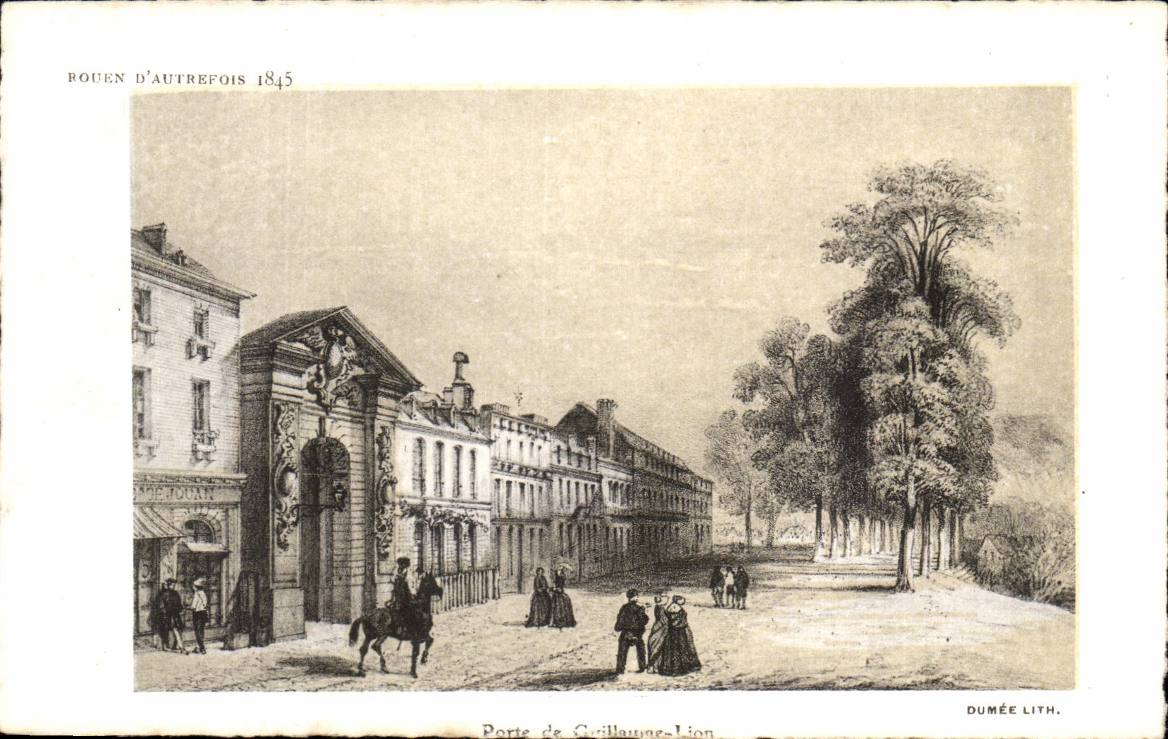 CPA Rouen Gate of Guillaume Lion