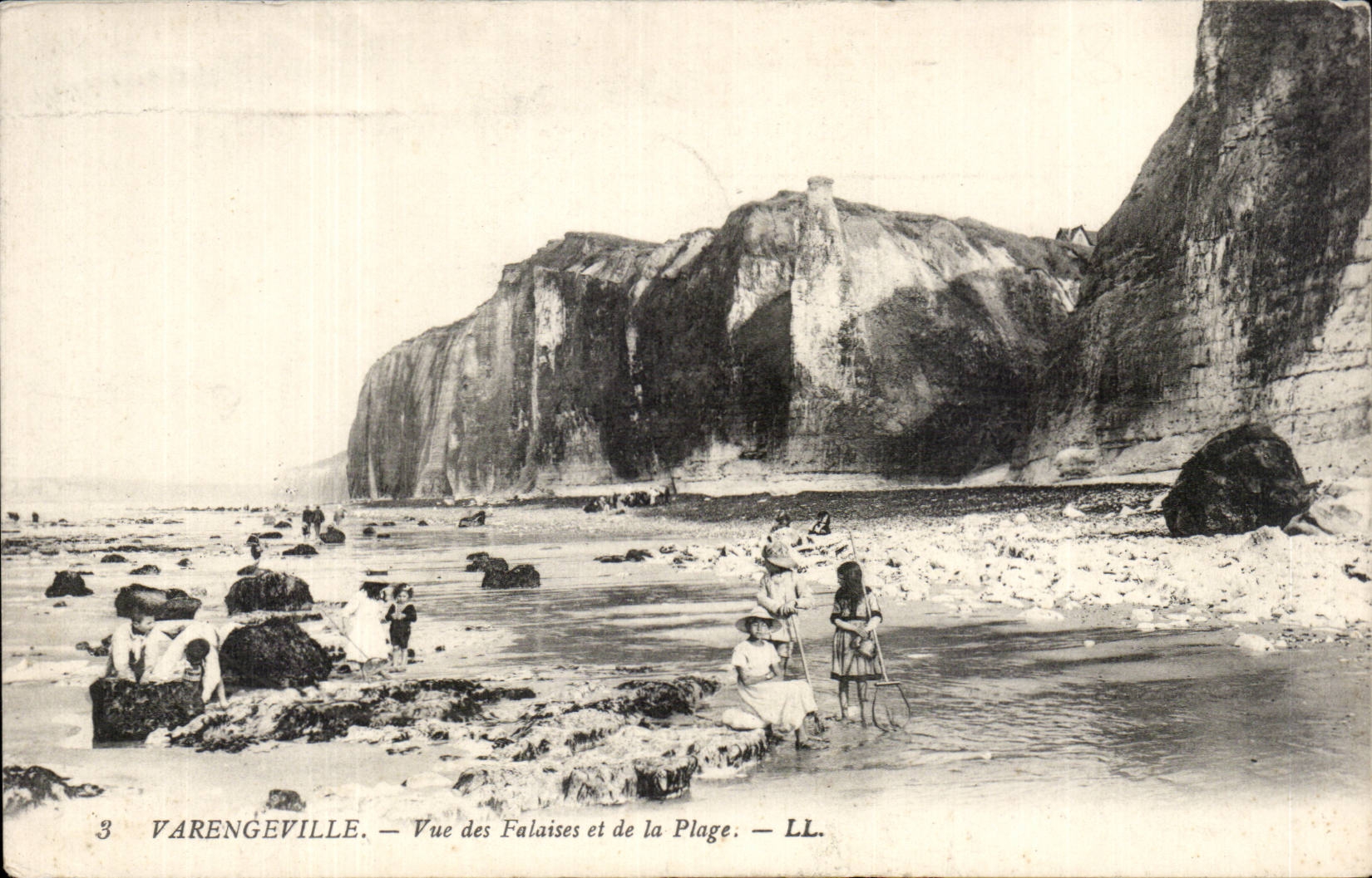 CPA Varengeville Seen of cliffs and the beach