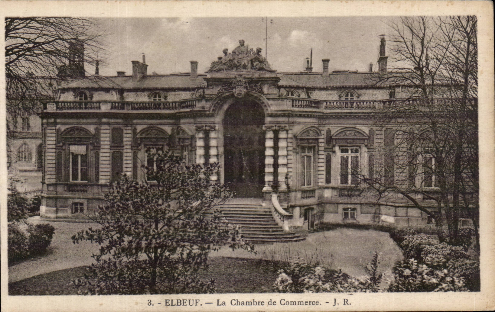 CPA Elbeuf La cahmbre de commerce