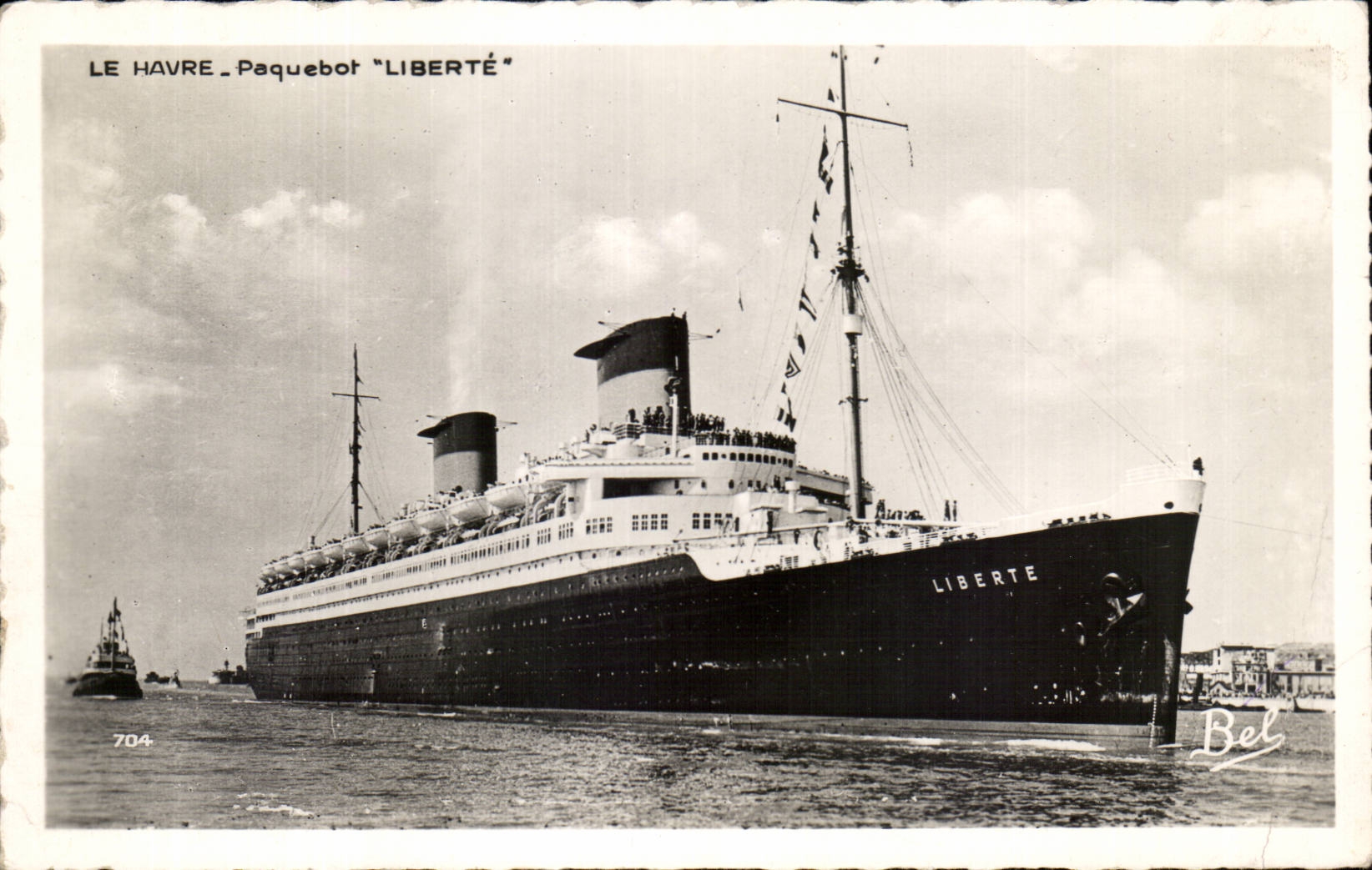 CPA Le Havre the steamer Freedom