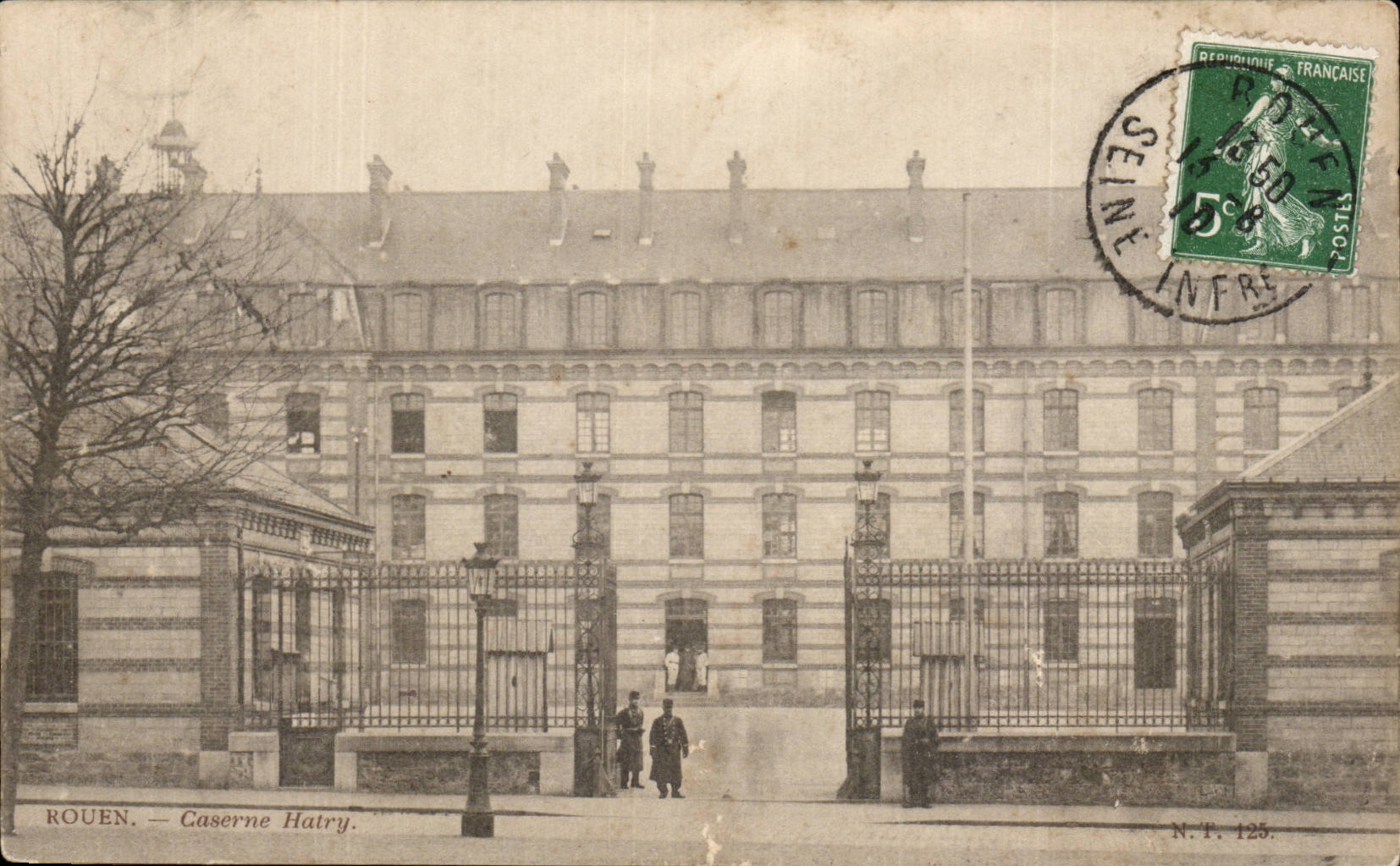 Rouen - Barracks Hatry Militaria - CPA