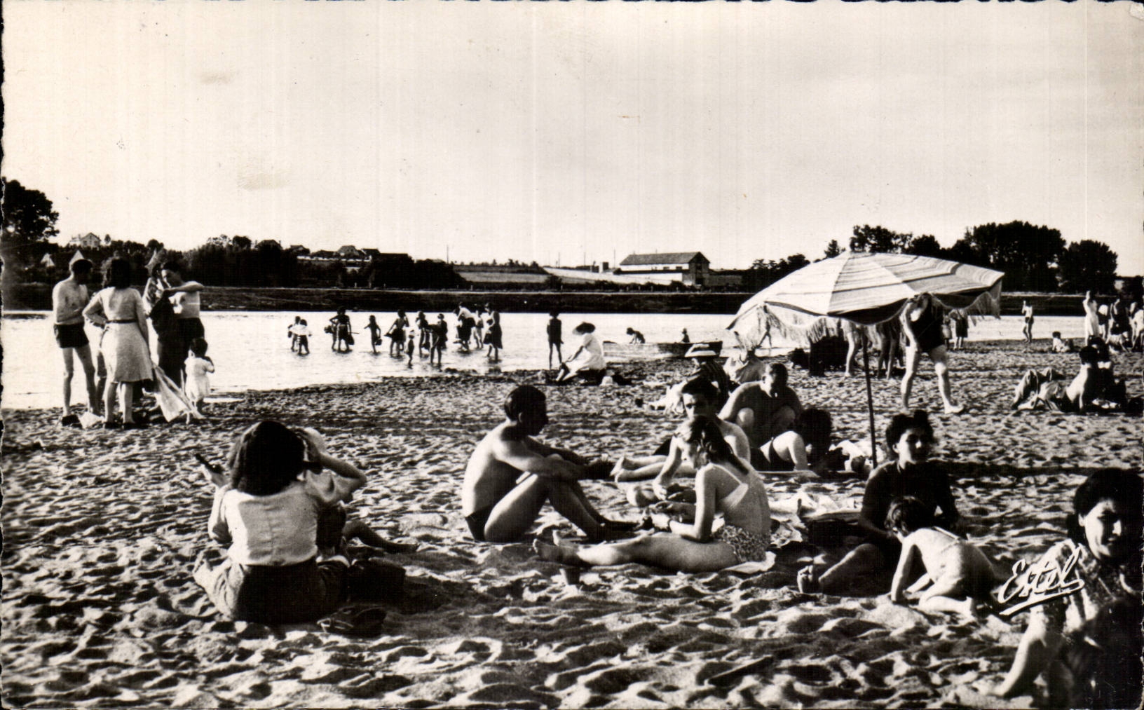 Beaugency - La Plage - CPA 