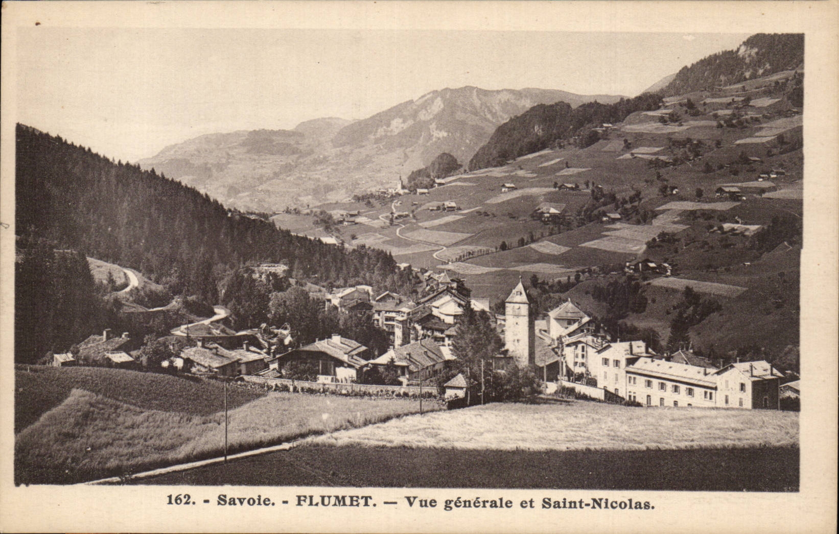 CPA Flumet View of Nicolas Saint