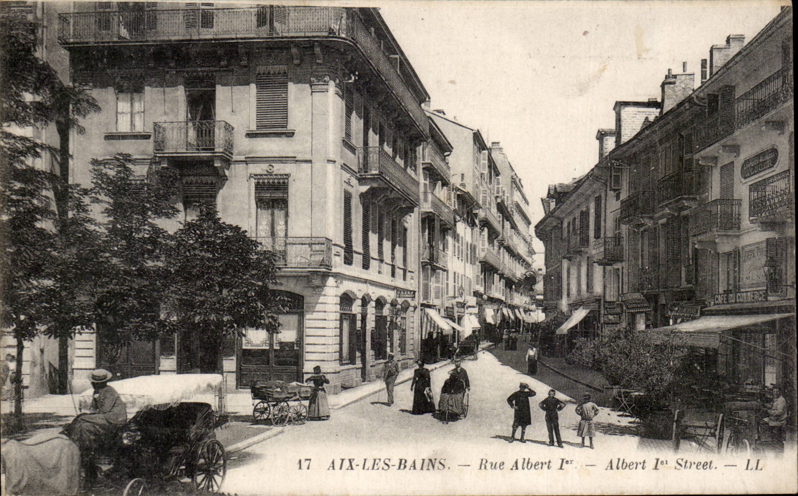 CPA Aix les Bains Rue Albert 1er