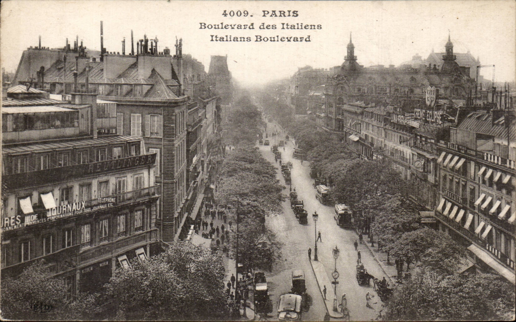 Paris - 9 - Boulevard of the Italians - CPA