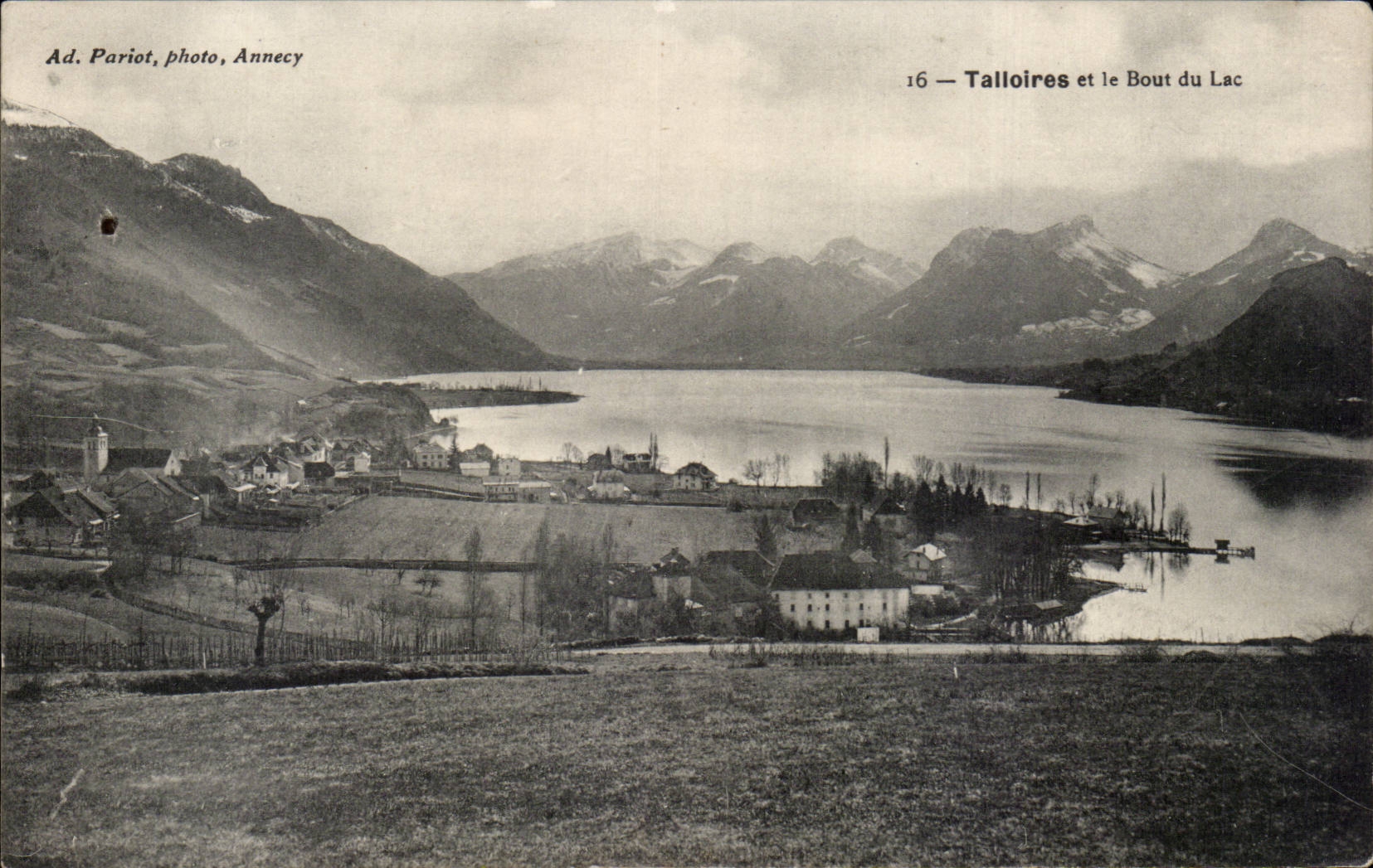 Talloires - End of the Lake - CPA