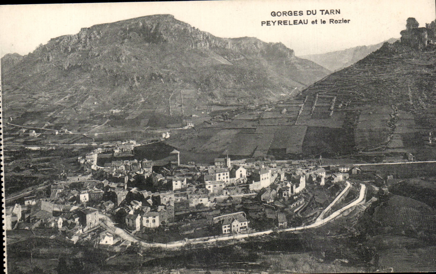 Falls of the Tarn - Peyreleau and Rozier - CPA