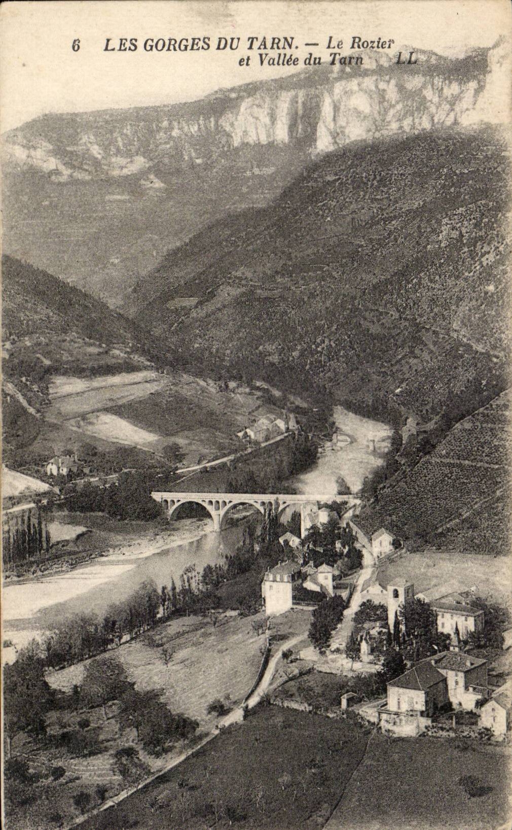 Falls of the Tarn - Rozier - the Valley - CPA