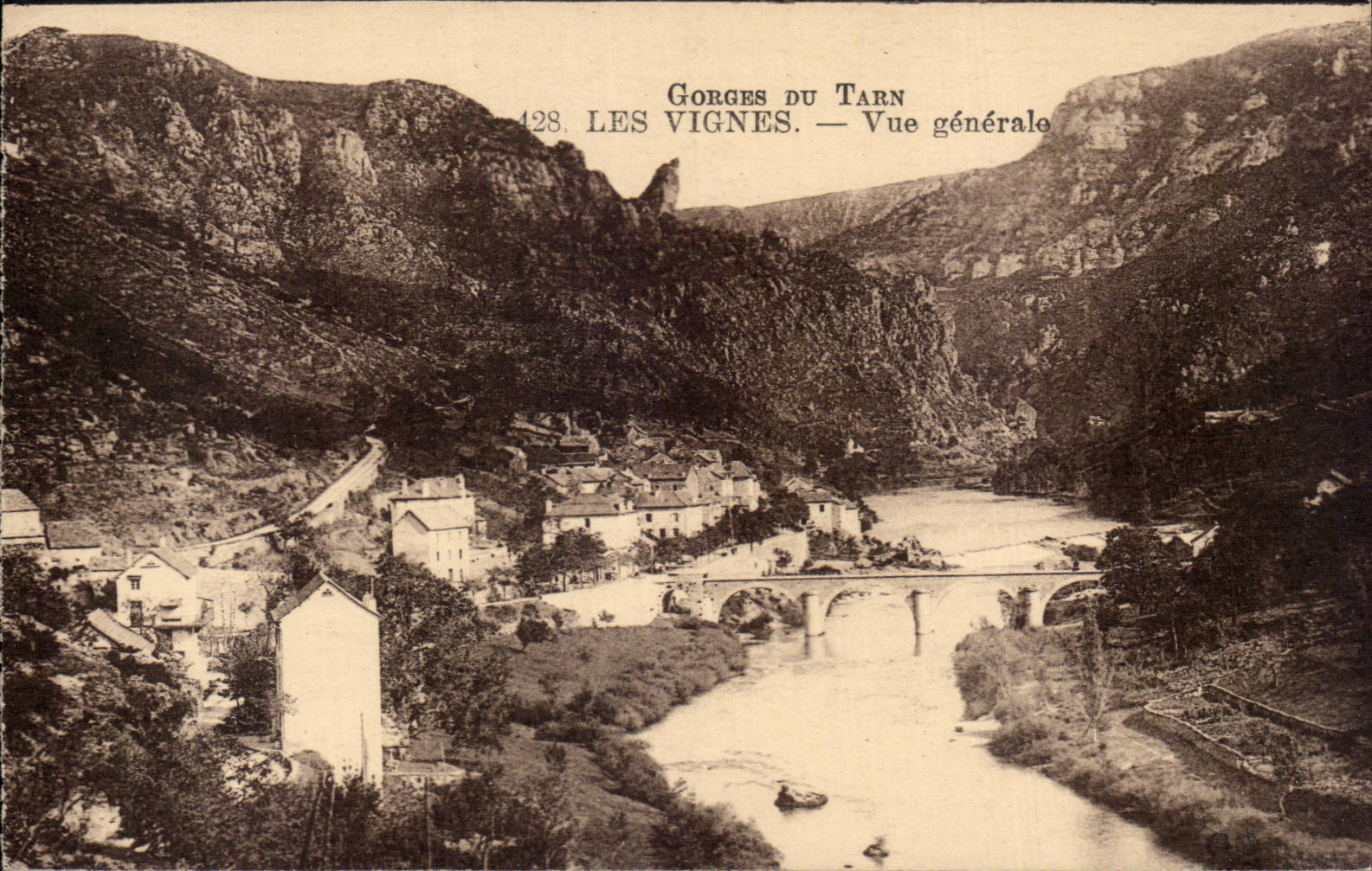 Vines - View - Falls of the Tarn - CPA