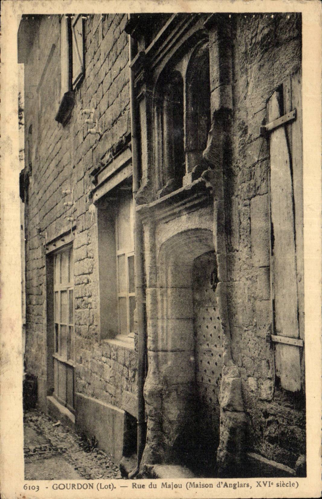 Gourdon - Rue de Majou - CPA