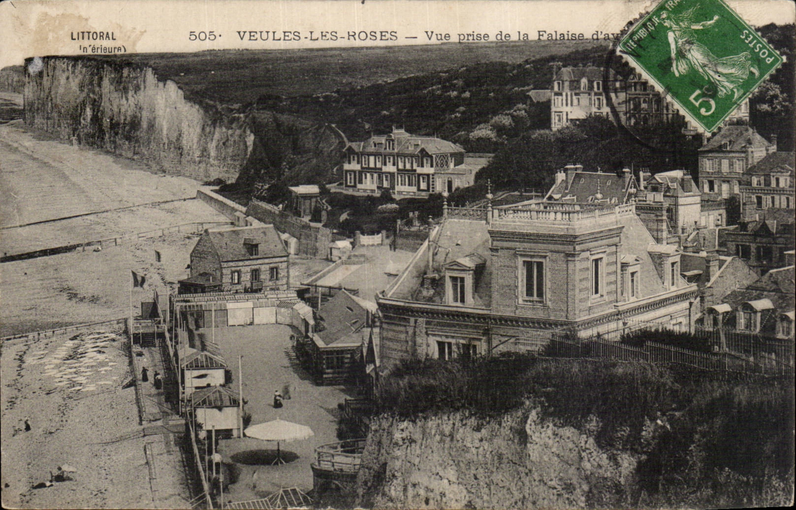 Weak Roses - Seen from of Cliff - CPA