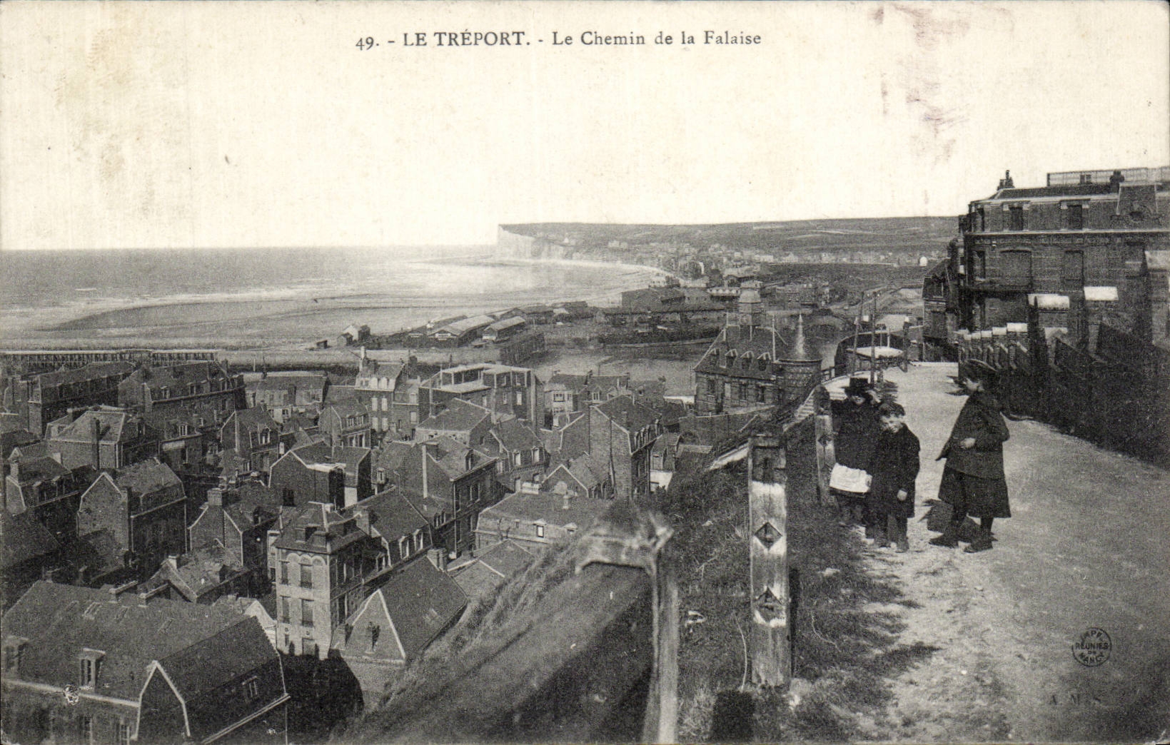 Treport - the Way of Cliff - CPA