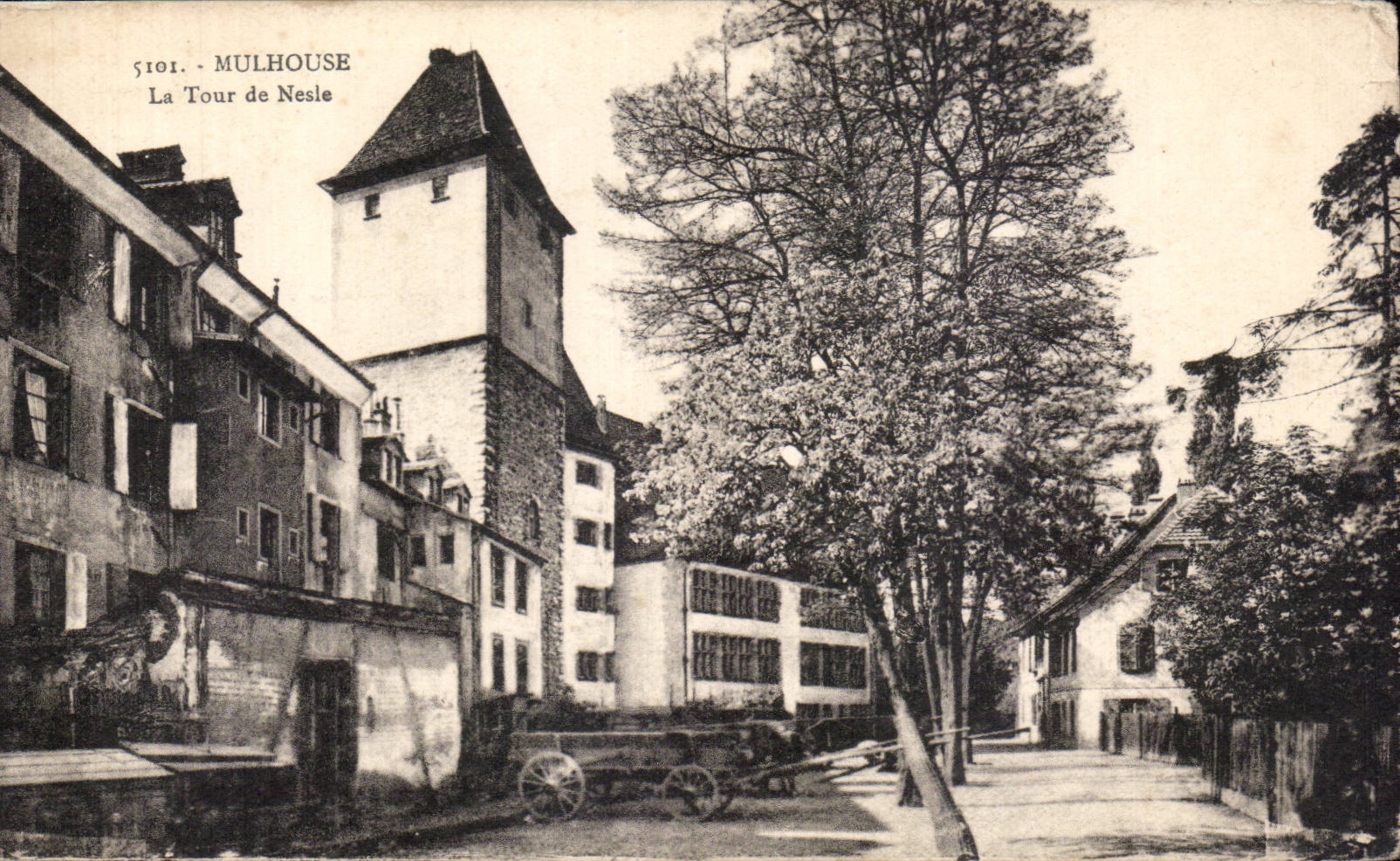 Mulhouse - la torre de Nesle - CPA