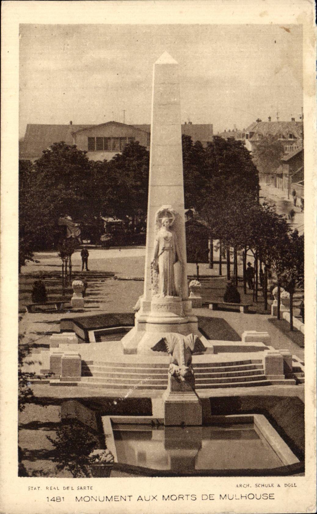 Mulhouse - War memorial - CPA