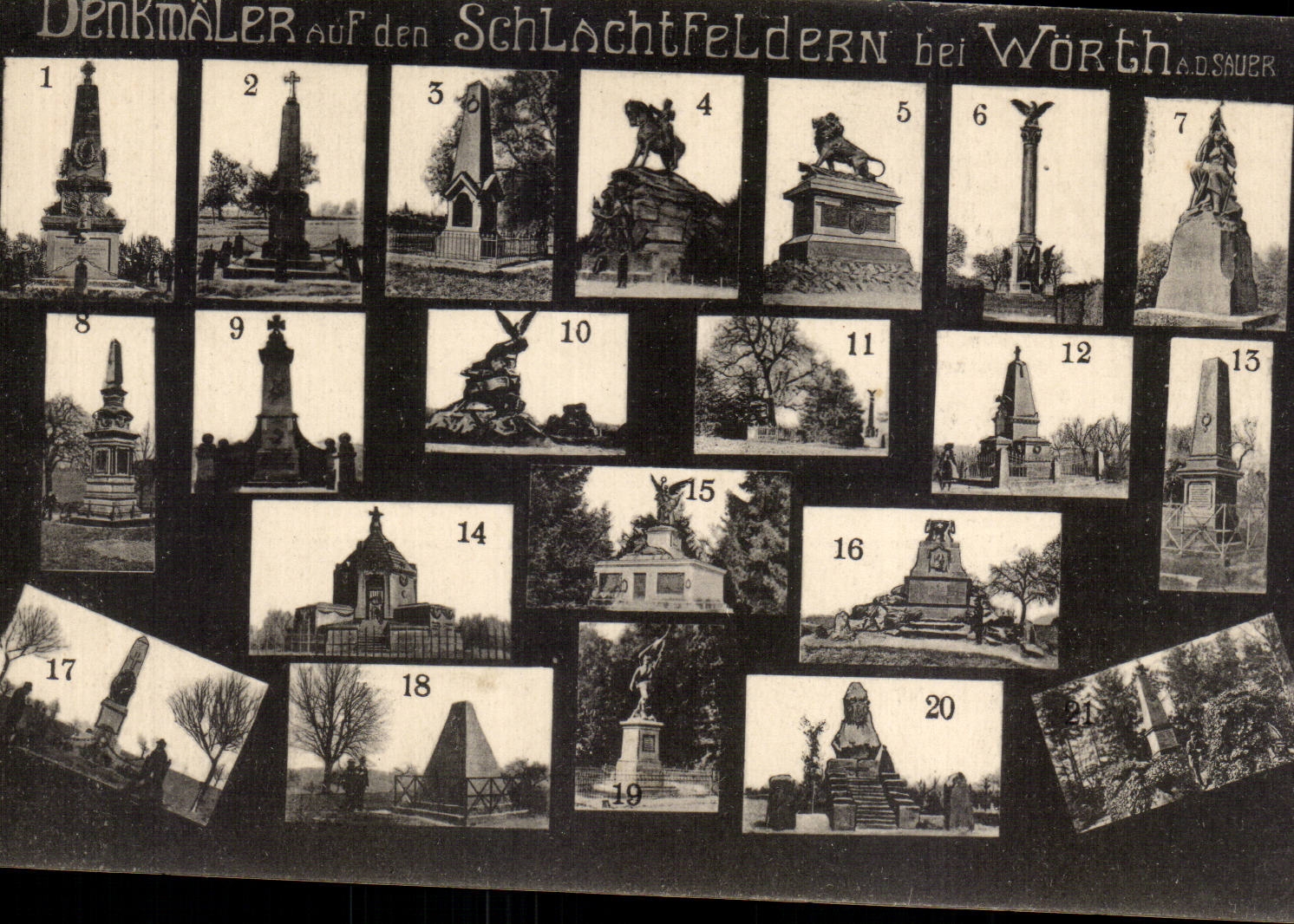 Worth - Denkmaler aus dem Schlachtfelder - CPA