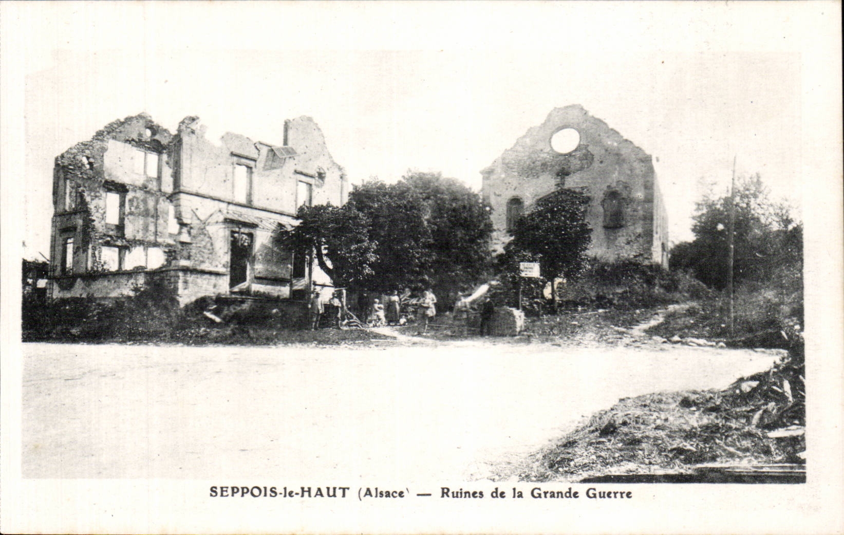 Seppois le Haut - Ruines de la Grande Guerre - CPA 