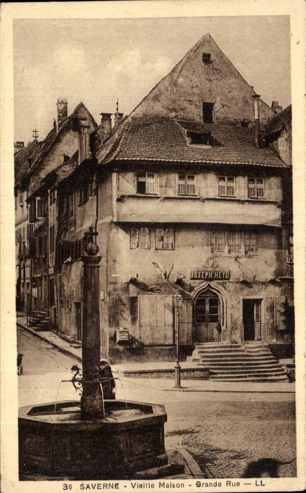 Saverne - Vieille Maison - La Grande Rue - CPA
