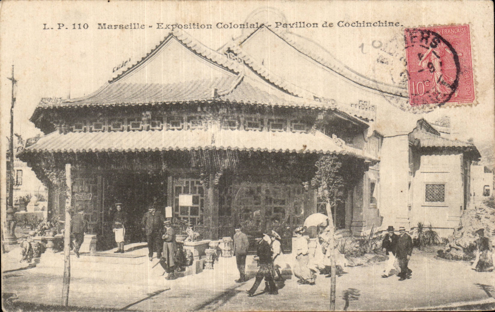 Marseille - Exposition Coloniale - Pavillon de Cochinchine - CPA