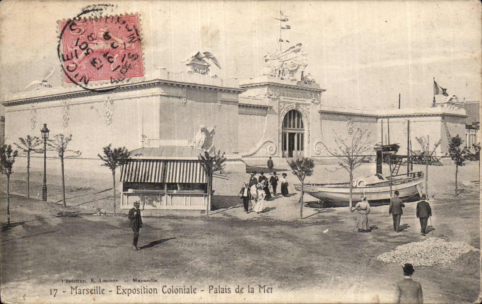 Marseille - Exposition Coloniale - Palais de la Mer - CPA