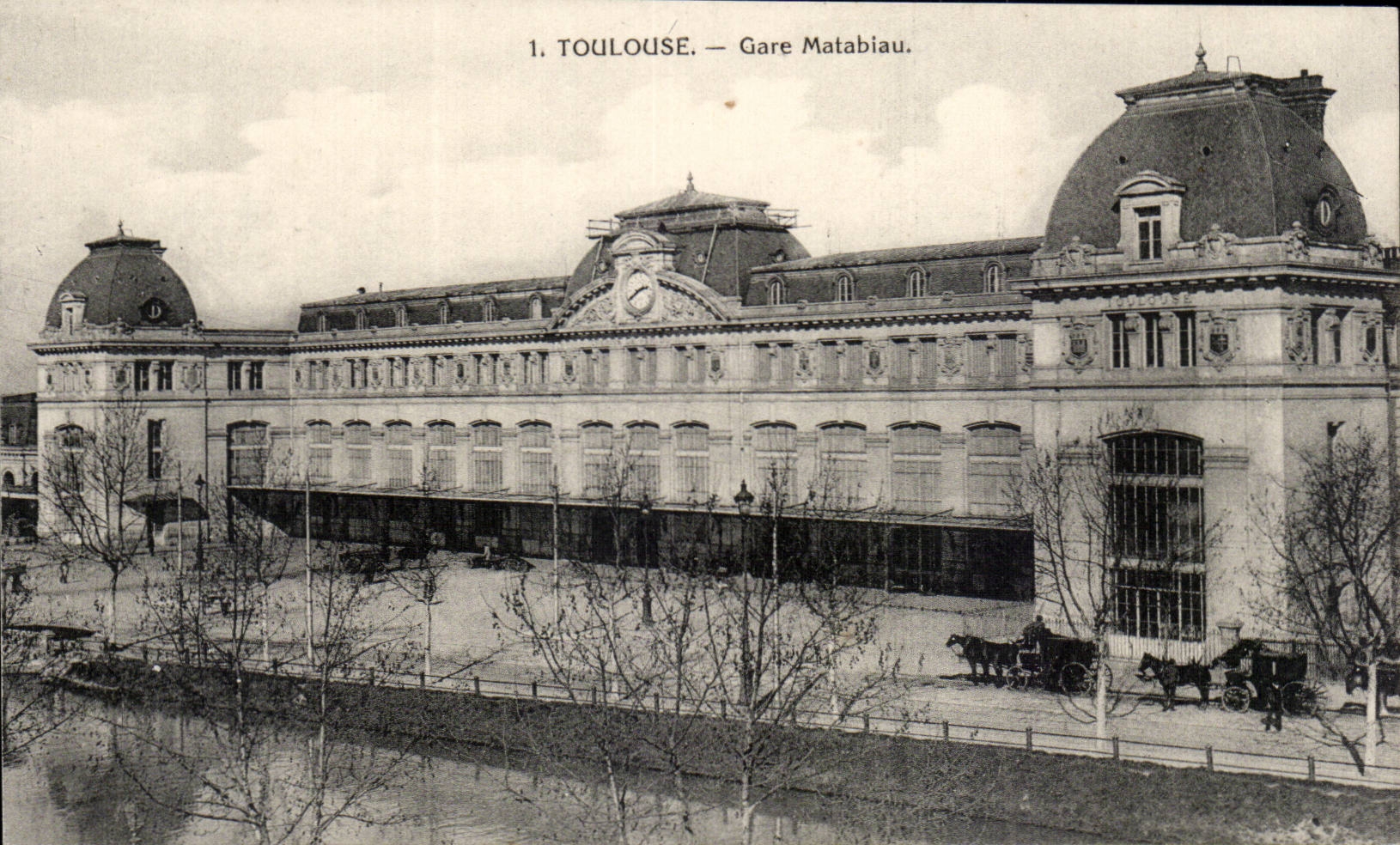 Toulouse - estacion de Matabiau - CPA