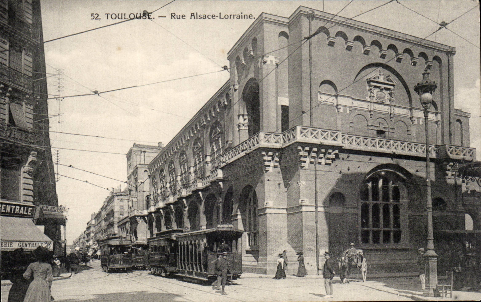 Toulouse - calle Lorena Alsacia - CPA
