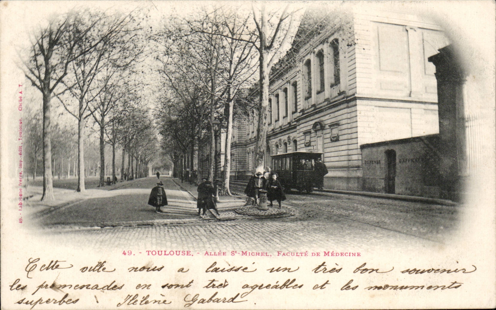 Toulouse - St Miguel de Allee - facultad de la medicina - CPA