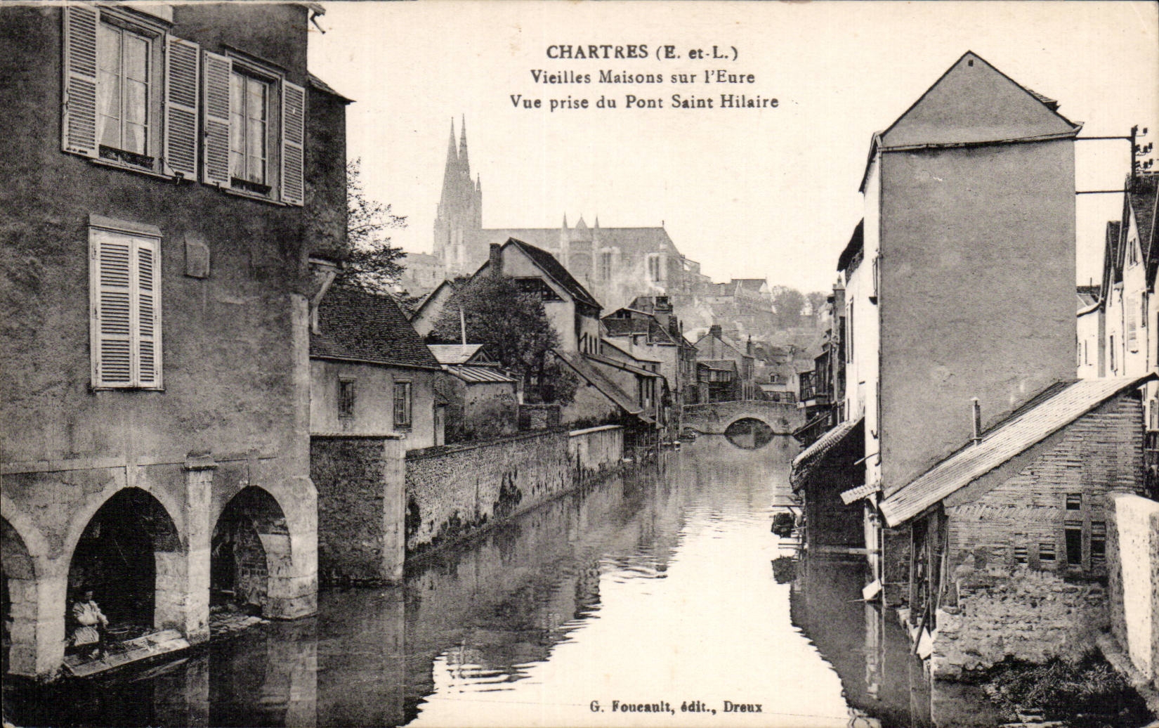 Chartres - Vieilles Maisons sur l Eure - Pont Saint Hilaire - CPA