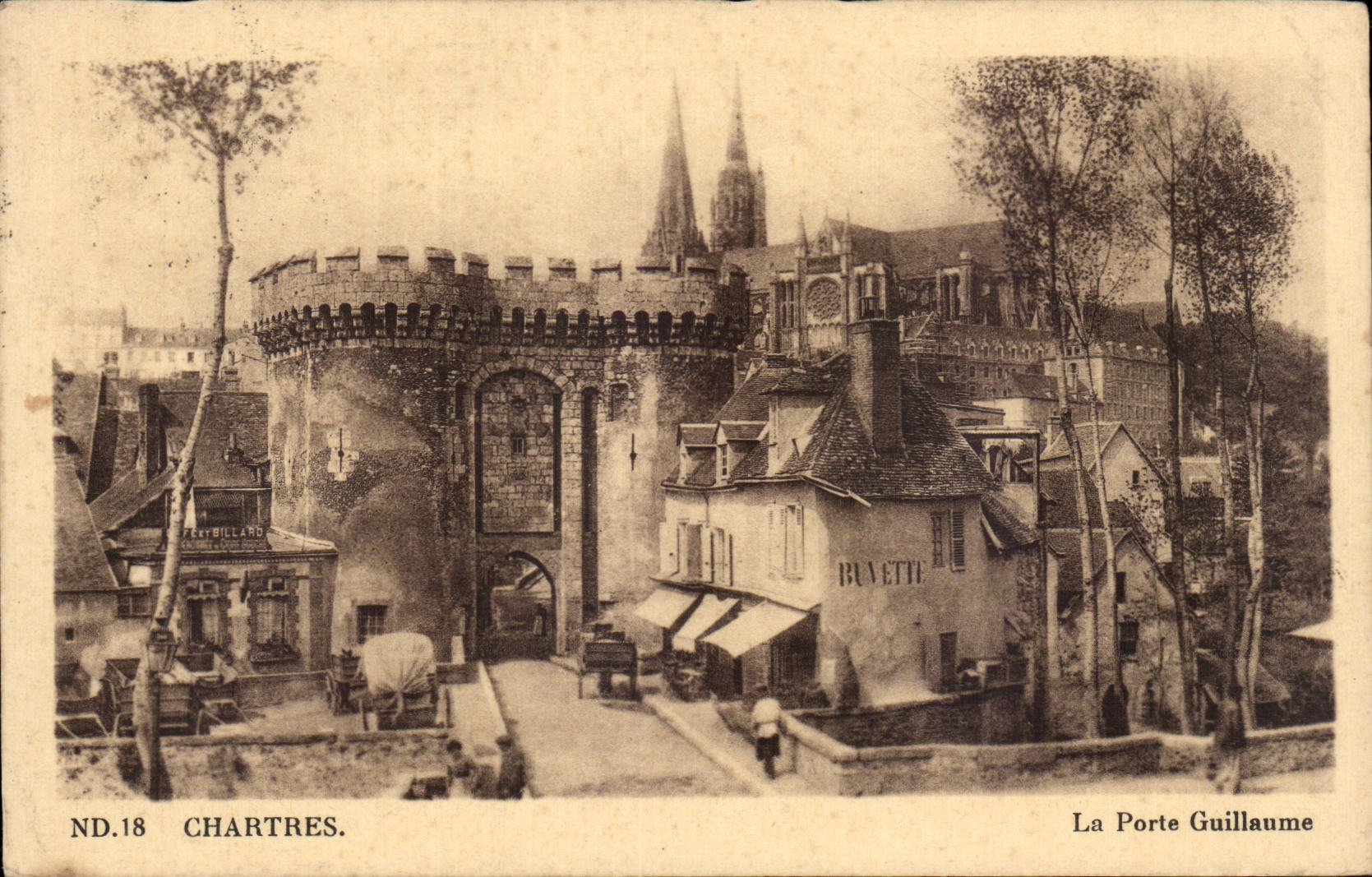 Chartres - La Porte Guillaume - CPA