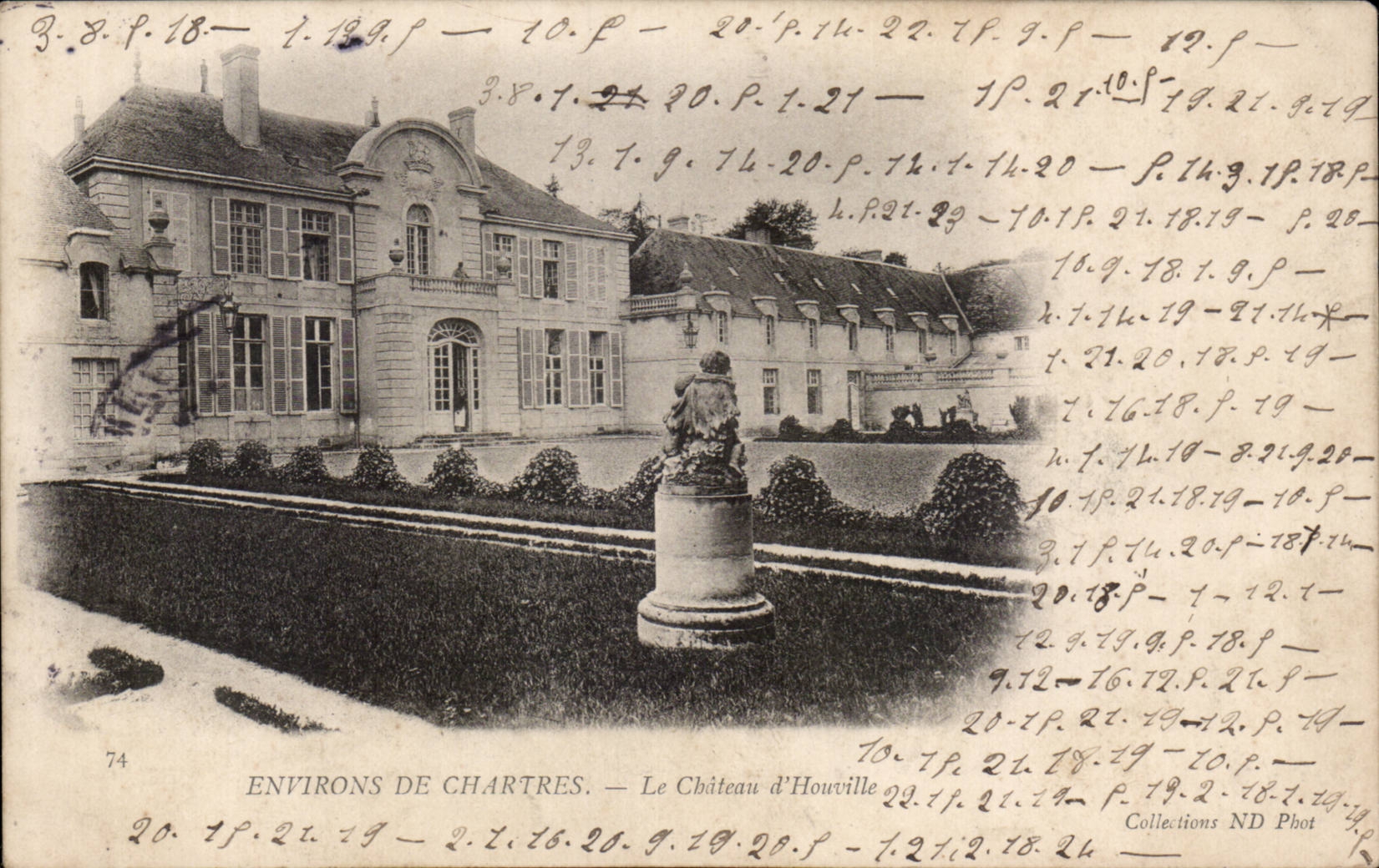 CPA Environs de Chartres le chateau d Honville