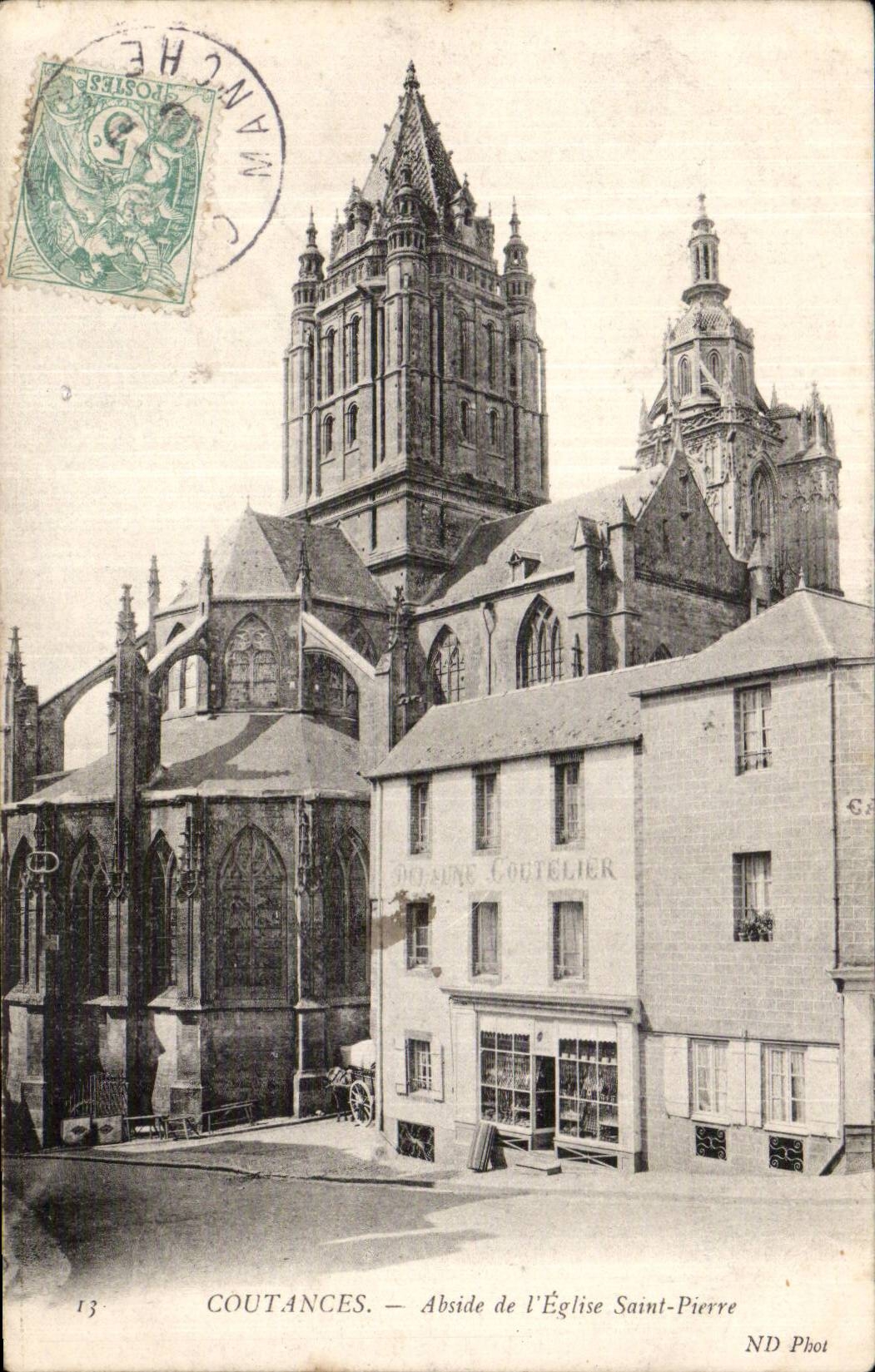 Coutances - L Eglise Saint Pierre - CPA