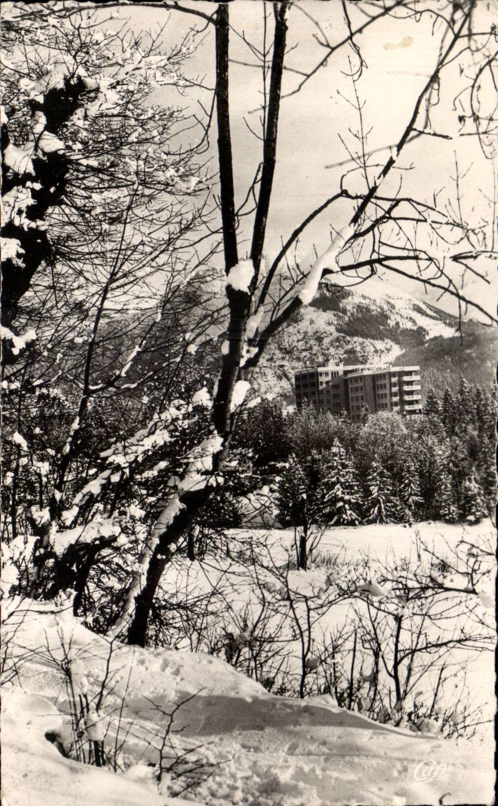 CPSM Sancellemoz en invierno