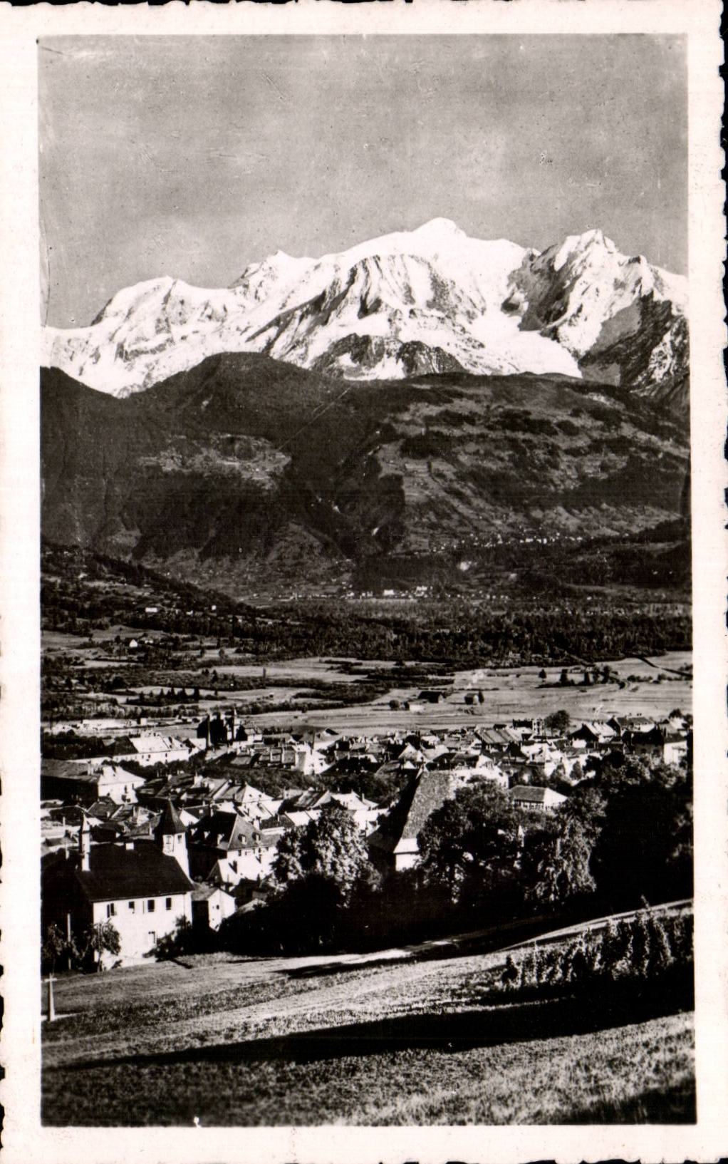 CPSM Sallanches and Mont Blanc