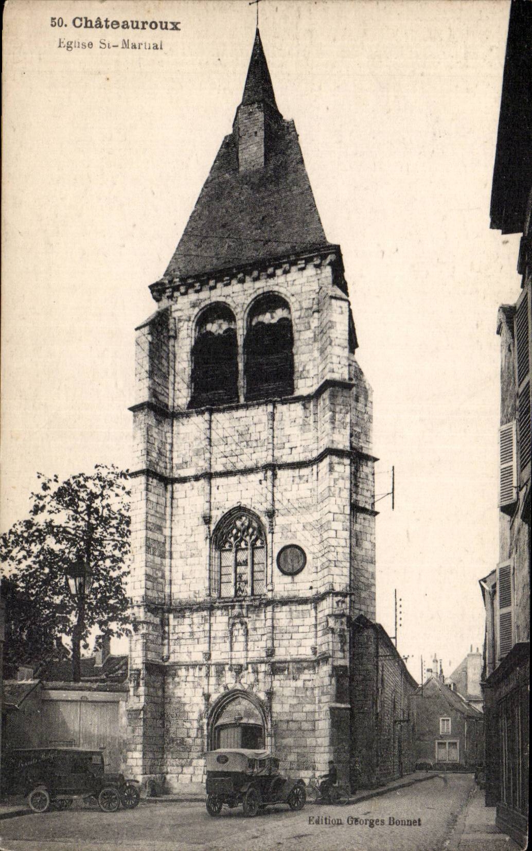 CPA Chateuroux Church St Marhal