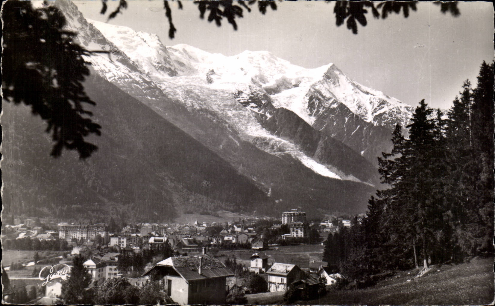 Chamonix - Le Mont Blanc - Vue Generale - CPA 