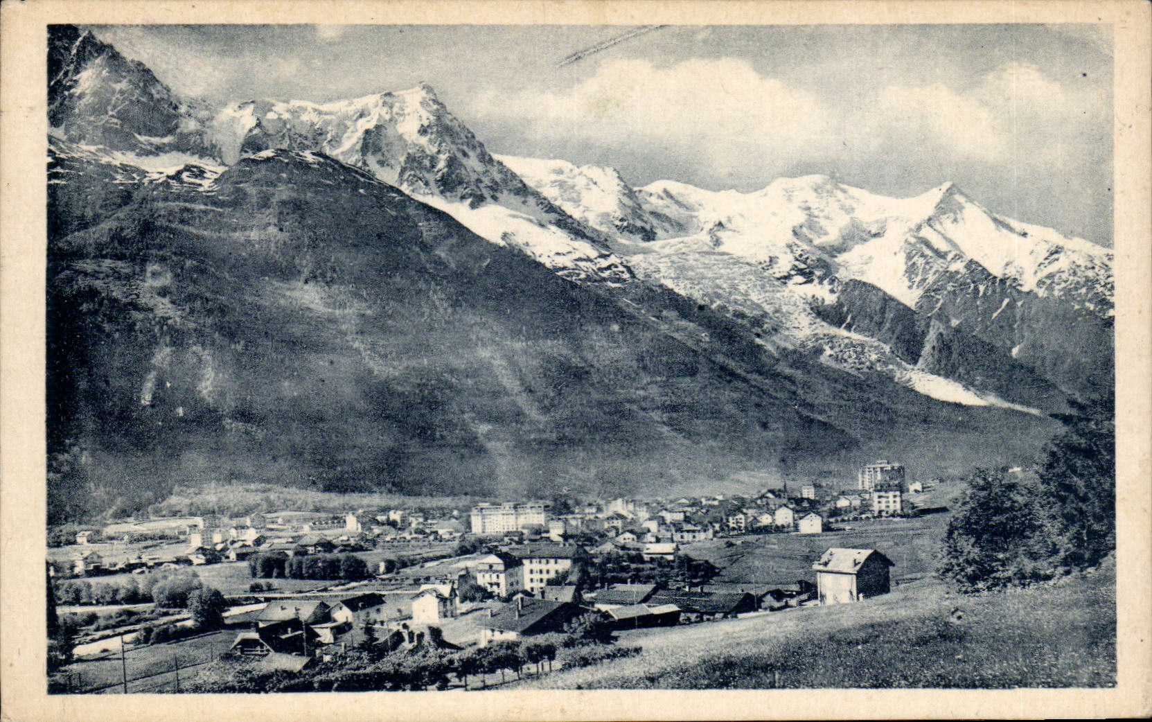 Chamonix - Vue Generale - Mont Blanc - CPA 