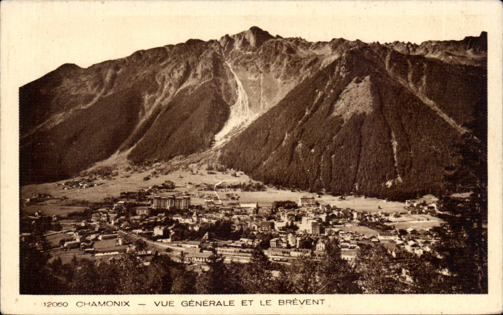 Chamonix - View - Brevent - CPA