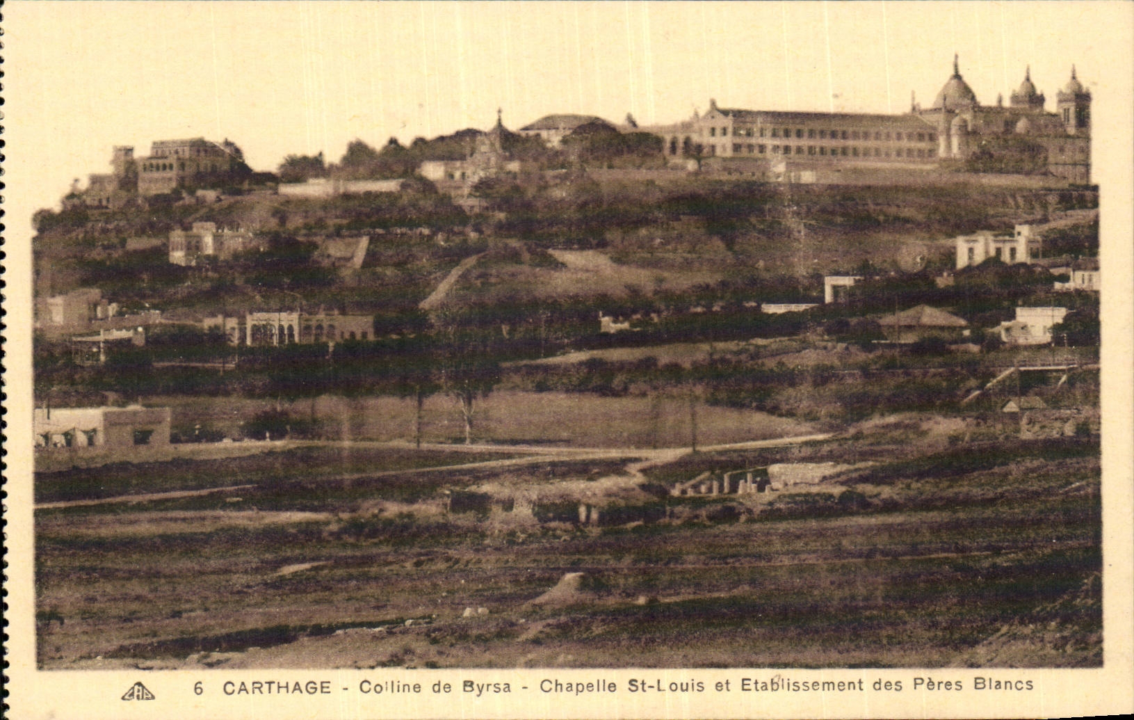 Africa - Africa - Tunez - Carthage - colina de Byrsa - cAmara acorazada St Louis - CPA